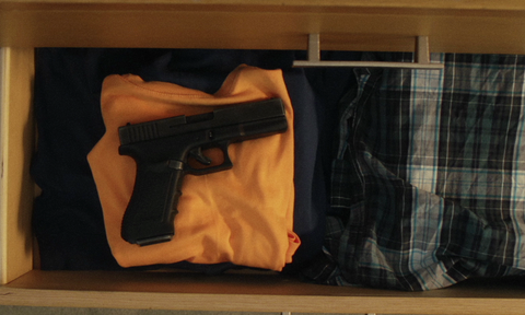 Gun in a drawer