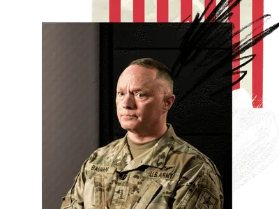 Cliff B in his military uniform